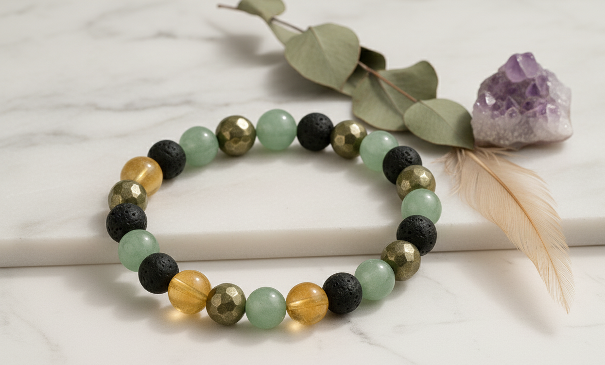 Aromatherapy Wealth & Abundance Bracelet
