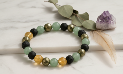 Aromatherapy Wealth & Abundance Bracelet