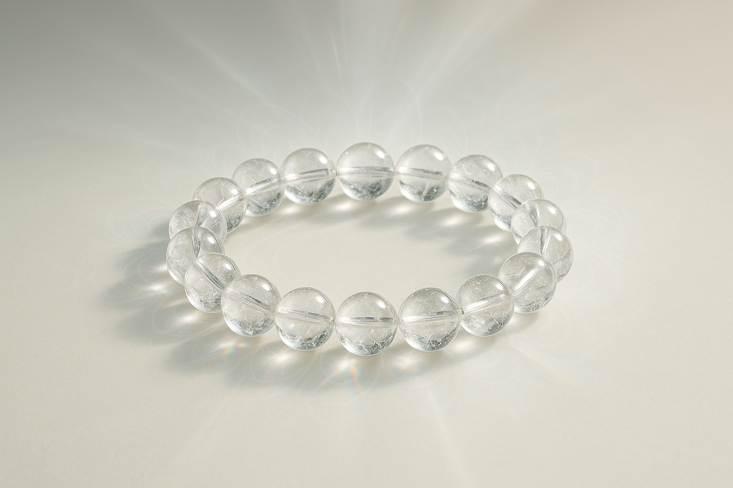 Clear Quartz Bracelet (8mm) – Clarity • Energy • Healing-aesthetic