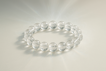 Clear Quartz Bracelet (8mm) – Clarity • Energy • Healing-aesthetic