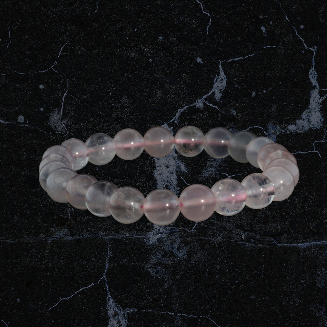 Love & Beauty - Rose Quartz Bead Bracelet