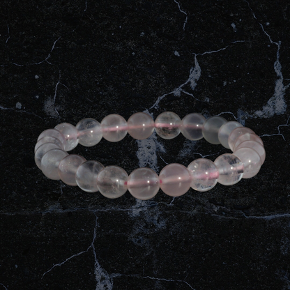 Love & Beauty - Rose Quartz Bead Bracelet