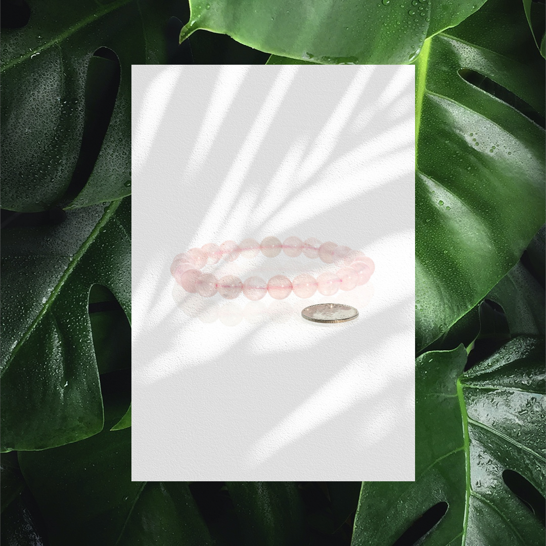 Love & Beauty - Rose Quartz Bead Bracelet