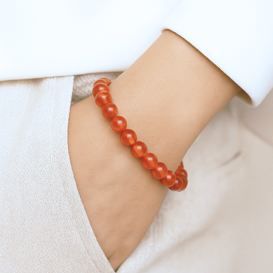 Carnelian A Round Bracelet